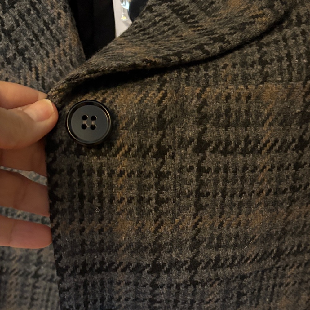 Commense Charcoal Checkered Blazer - Picture 2 of 5